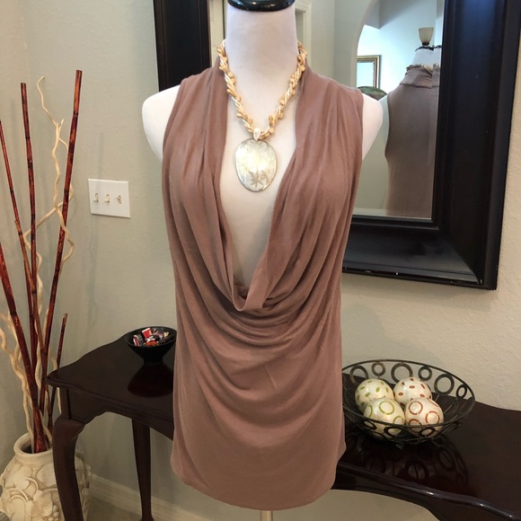 Arden B Tops - Sexy low draped top